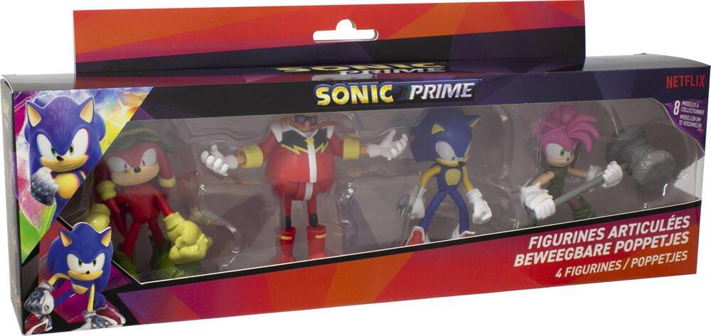 Figurine Sonic 3 Le Film – 12,7 Cm, 20 Articulations, Avec Émeraude Du Chaos – Jouet Collection Dès 3 Ans