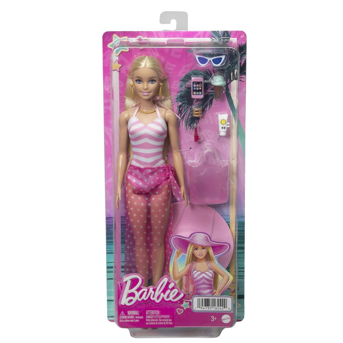 Barbie à la plage discount