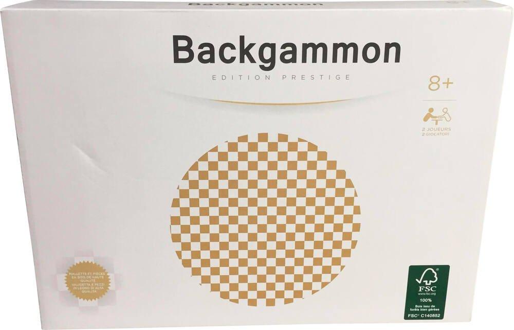 Jeu de backgammon toile buffle luxe - Terre - Jeux Billards Toulet