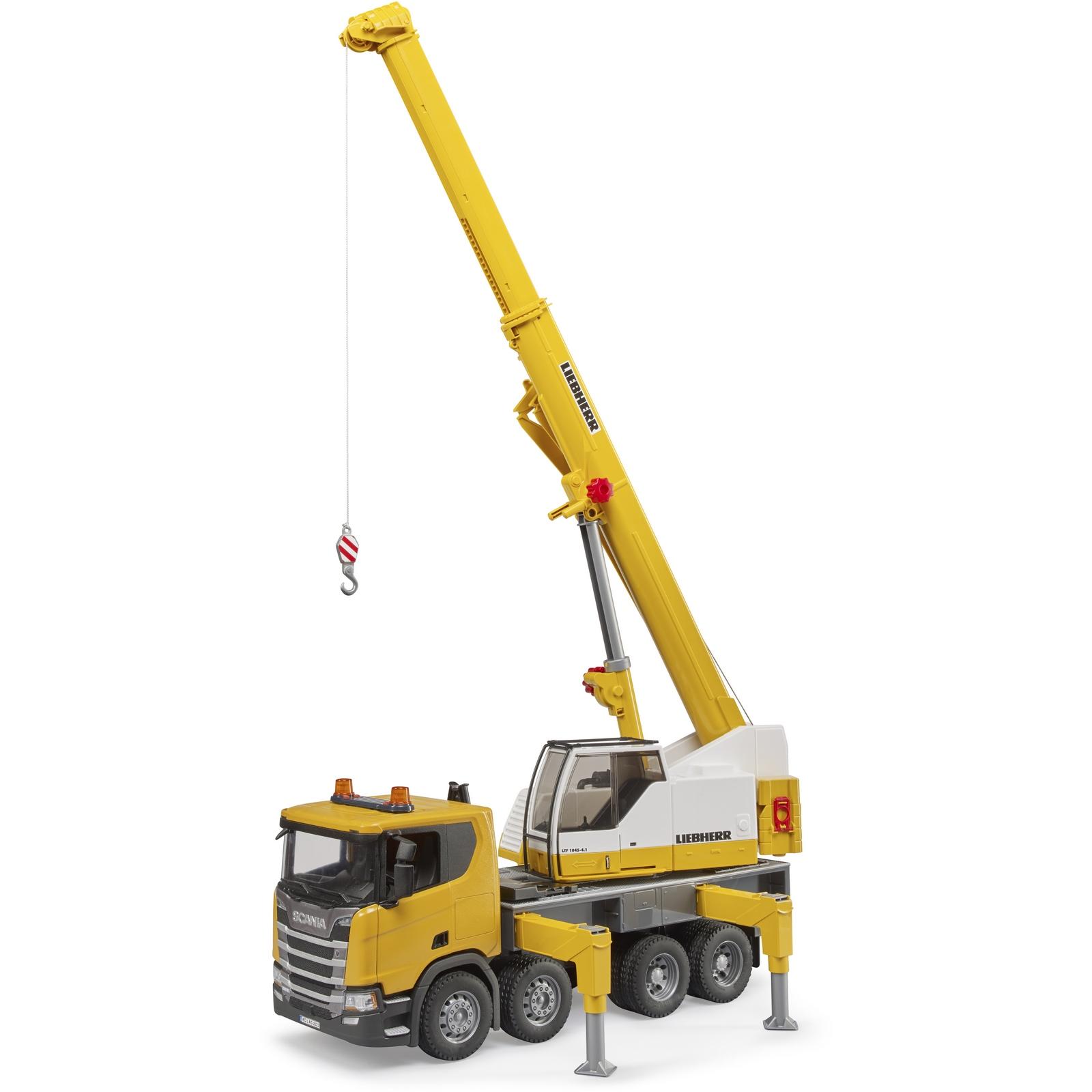 Camion Grue Berliet GAK France Jouet – Jaune Et Gris, Métal (DV11734)