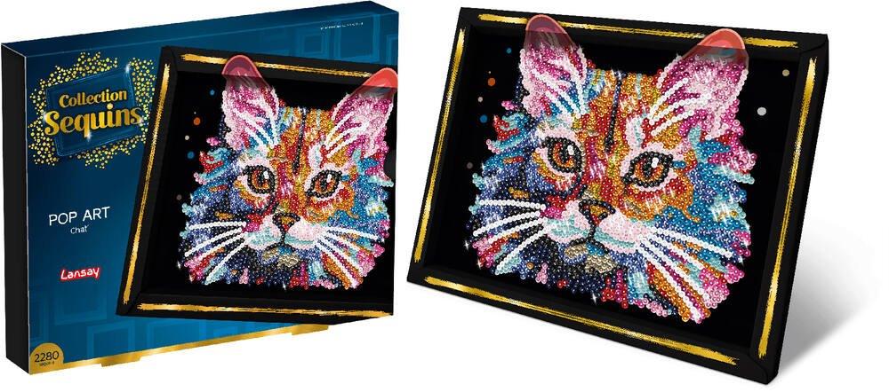 LANSAY Jeu de création - LANSAY - Collection sequins - SIMBA LE ROI LION - Des 7 ans pas cher