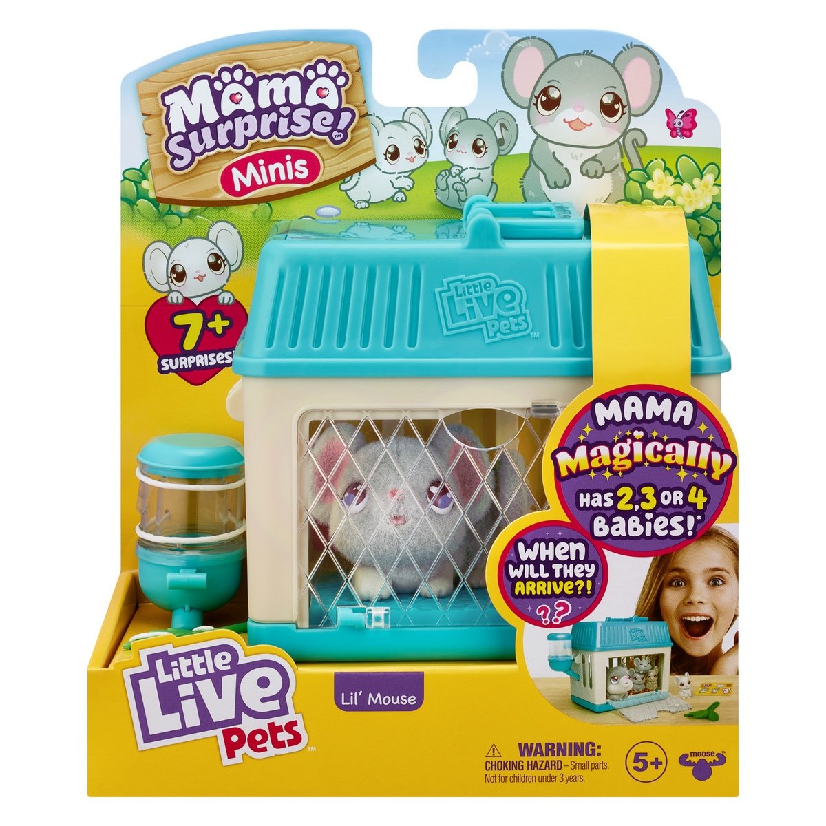 Mama Surprise Little Live Pets Moose Toys : King Jouet, Peluches