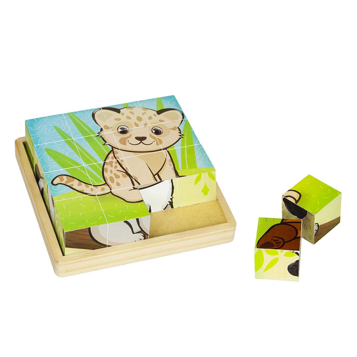 Puzzle Cubes 16 Cubes Bebe Animaux Jouets D Eveil Et Peluches La Grande Recre Puzzle Cubes 16 Cubes Bebe Animaux Jouets D Eveil Et Peluches La Grande Recre