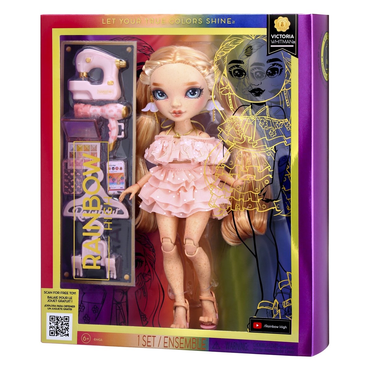 Poupée Rainbow High Fashion Doll SB LIGHT P - La Grande Récré