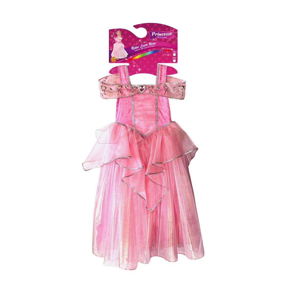 Déguisement Luxe Princesse Rose taille 5-7 ans La Grande Récré