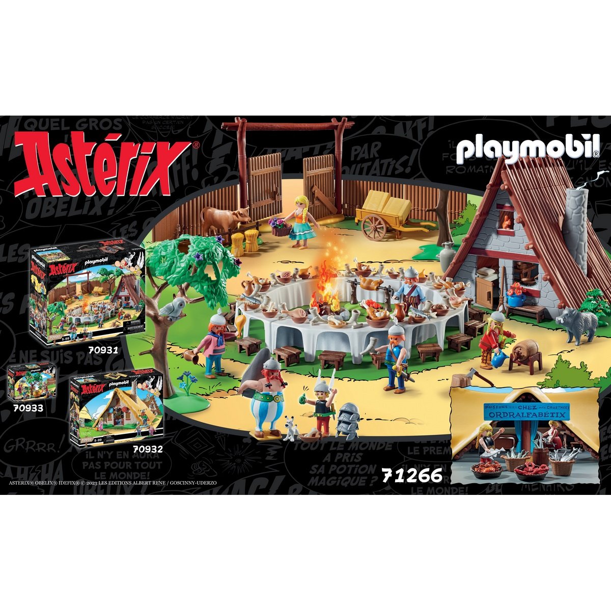 Hutte d'Ordralfabétix Playmobil Astérix 71266 - La Grande Récré