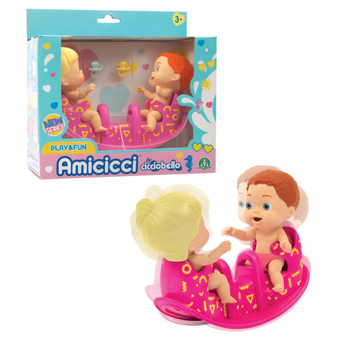 Cicciobello Amicicci : Bébé avec Set Balançoire et Accessoires. - La Grande  Récré