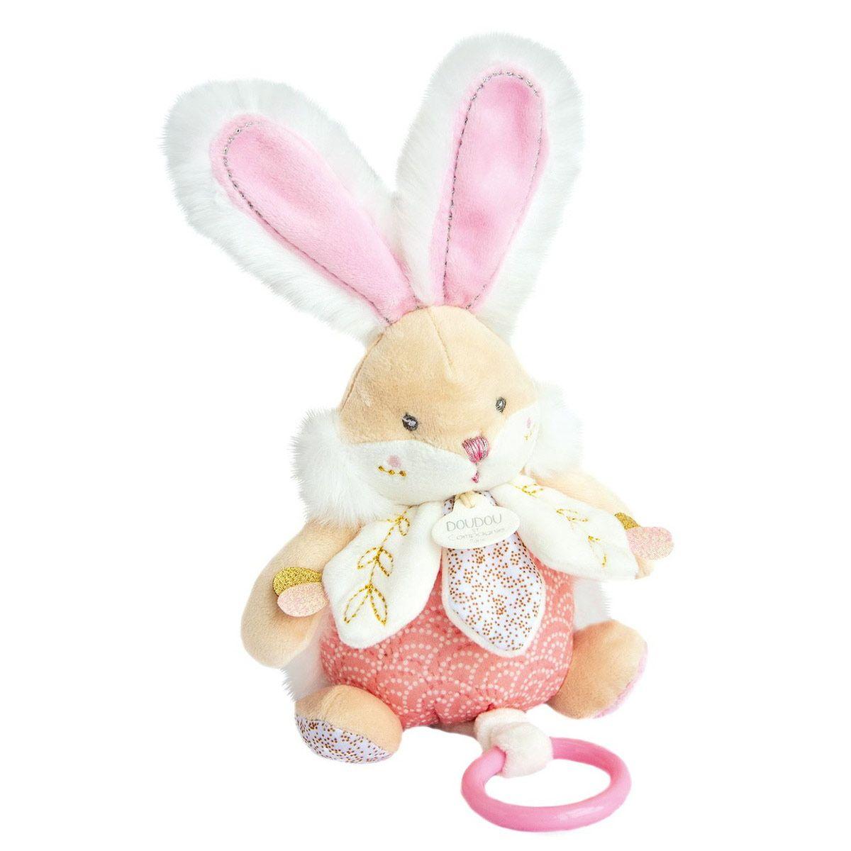 Lapin Sucre Rose Boite A Musique Jouets D Eveil Et Peluches La Grande Recre