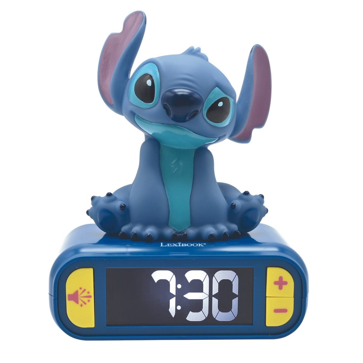 R-timer Stitch Réveil numérique avec température - Grande veilleuse LED -  Réveil intelligent avec câble de charge - Pour filles, enfants, adolescents  - Cadeau (grande tête) : : Cuisine et Maison