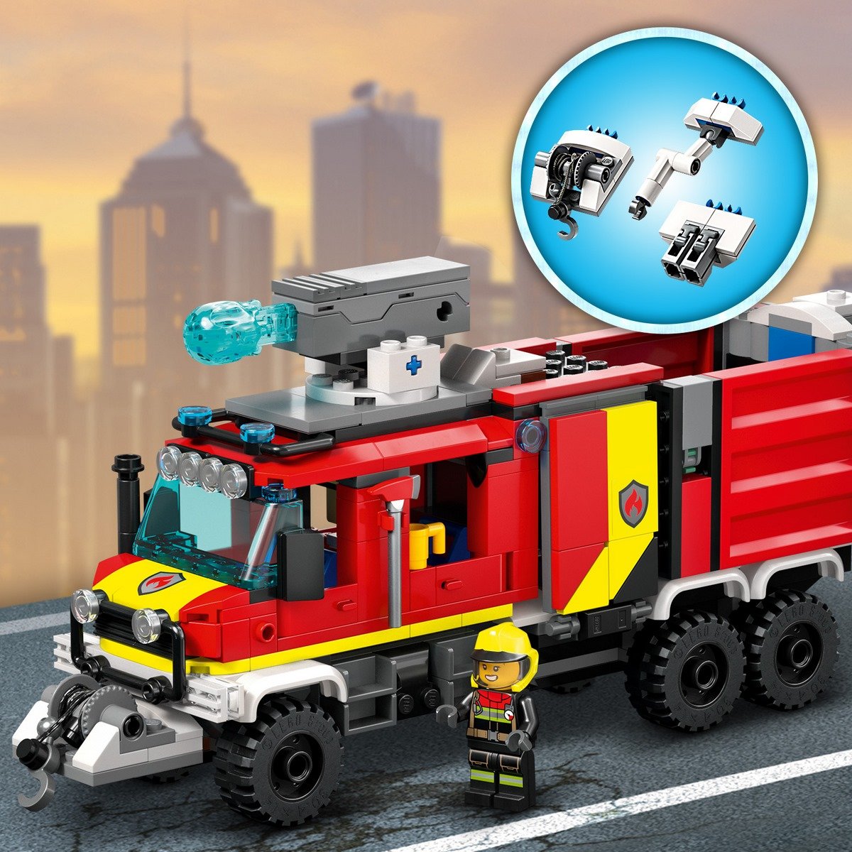 La camion d'intervention des pompiers Lego City 60374