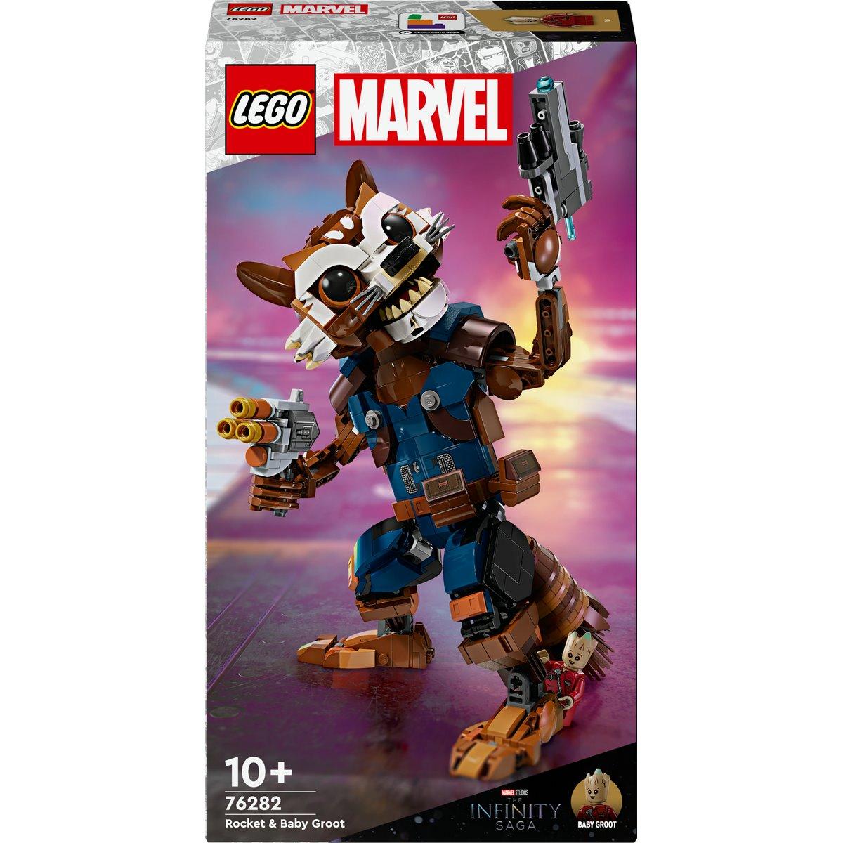 Rocket et bebe Groot Lego Marvel 76282 La Grande Recre