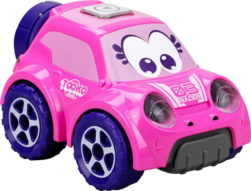 Voiture Télécommandée Rose 1/18 Tout-terrain - Avec LED Et Moulin à Vent - 2.4GHz - Pour Enfants 3-12 Ans - Cadeau Jouet