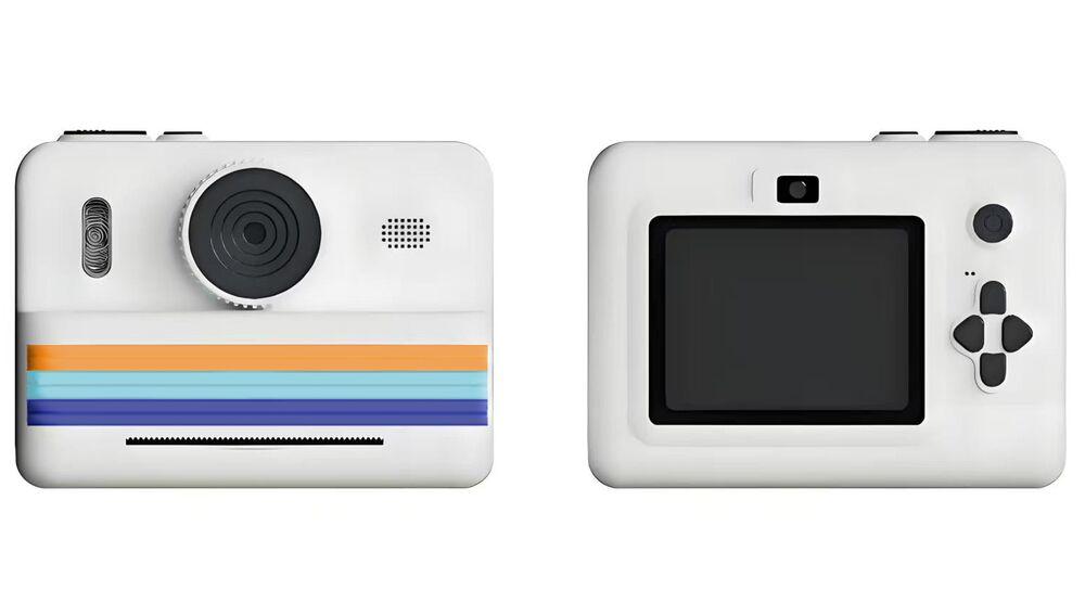 Appareil Photo Instantané Enfant – 48MP, Vidéo 1080p, Impression Sans Encre, Avec Cartouche 32 Go, 10 Papiers, 6 Stylos Et étui – Cadeau 3-12 Ans