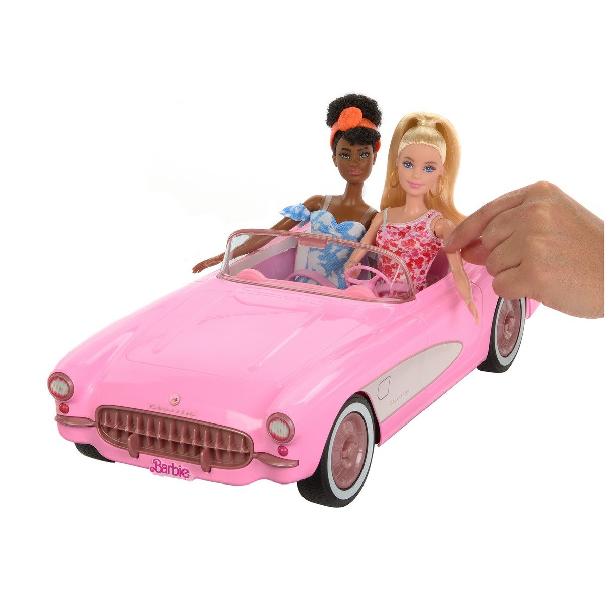 Barbie Poupée - Voiture radiocommandée convertible Barbie, Pour