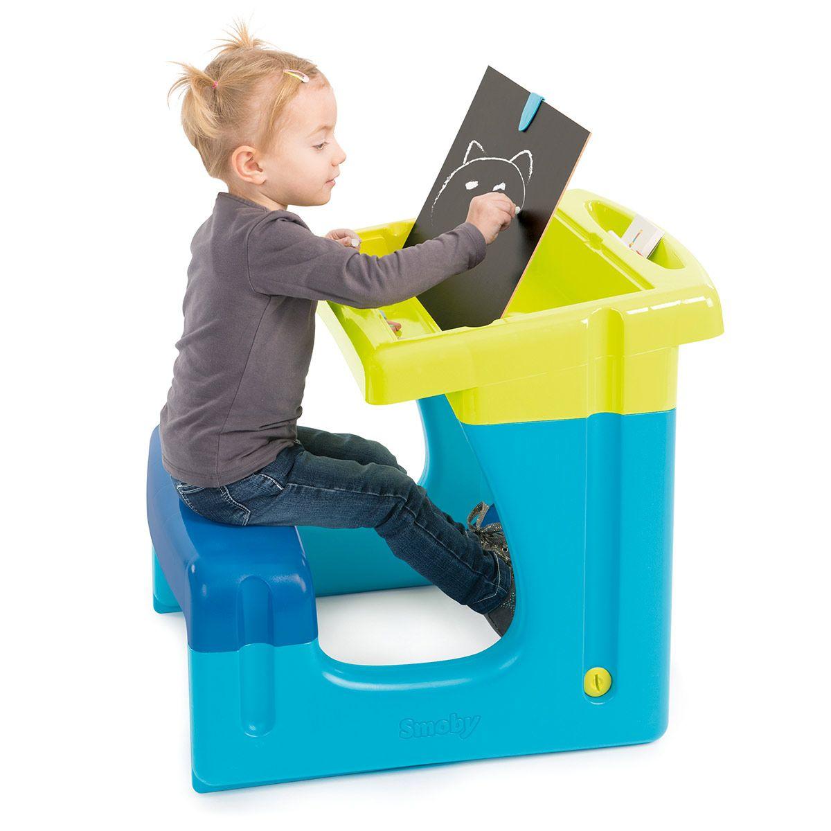 Bureau Petit Ecolier Bleu Jeux Creatifs La Grande Recre