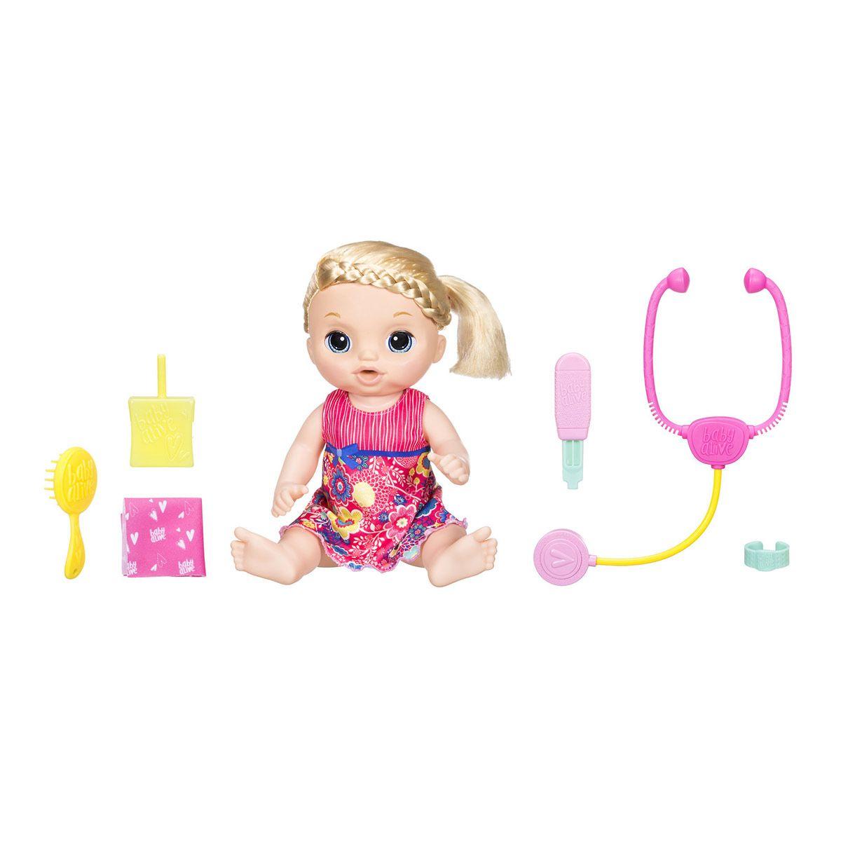 Baby Alive Est Malade Blonde Poupees Interactives La Grande Recre