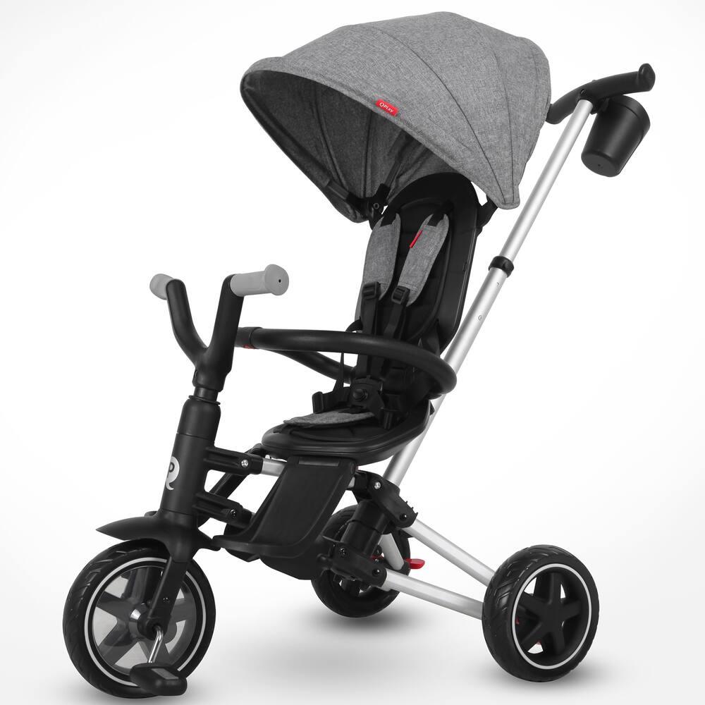Tricycle Nova Gris Evolutif 3 En 1 Avec Set De Sacs La Grande Recre
