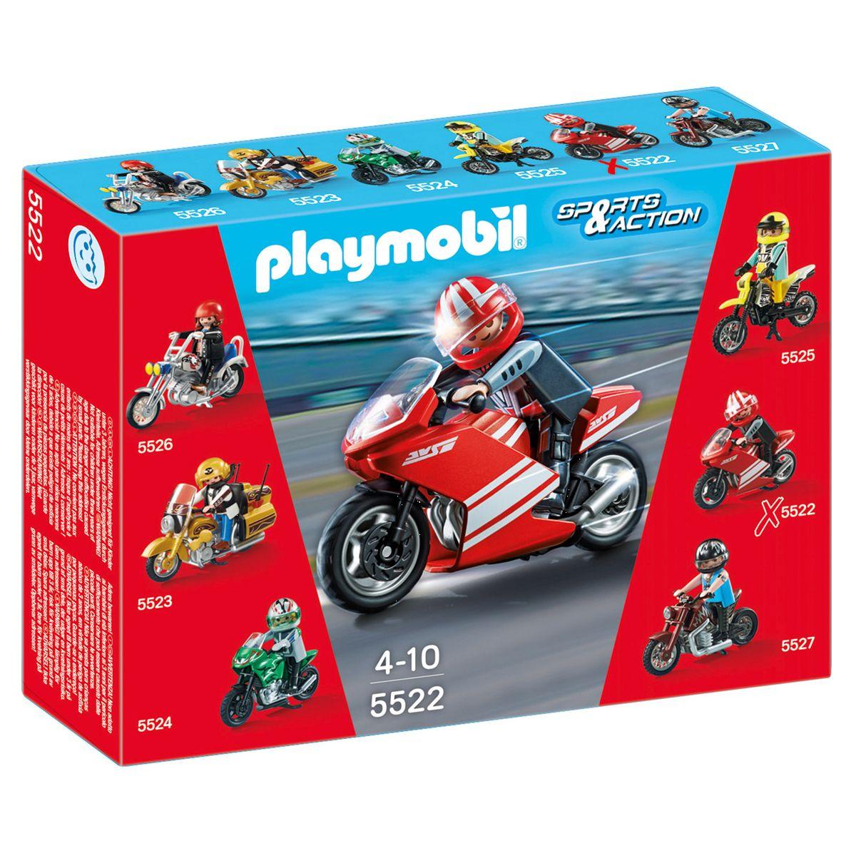 porteur moto course rouge