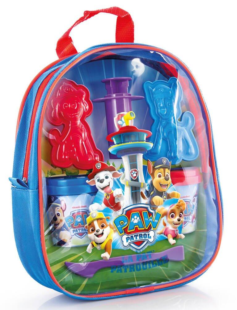 Sac À Dos Pat Patrouille Garni De Pâte À Modeler Et Accessoires