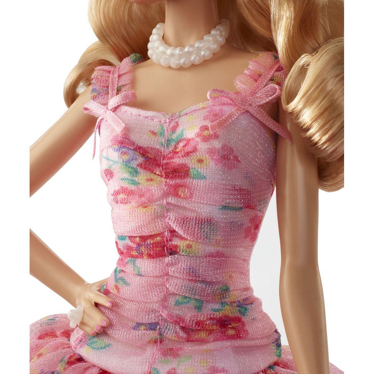Poupee Mannequin De Collection Barbie Joyeux Anniversaire Poupons Et Poupees La Grande Recre