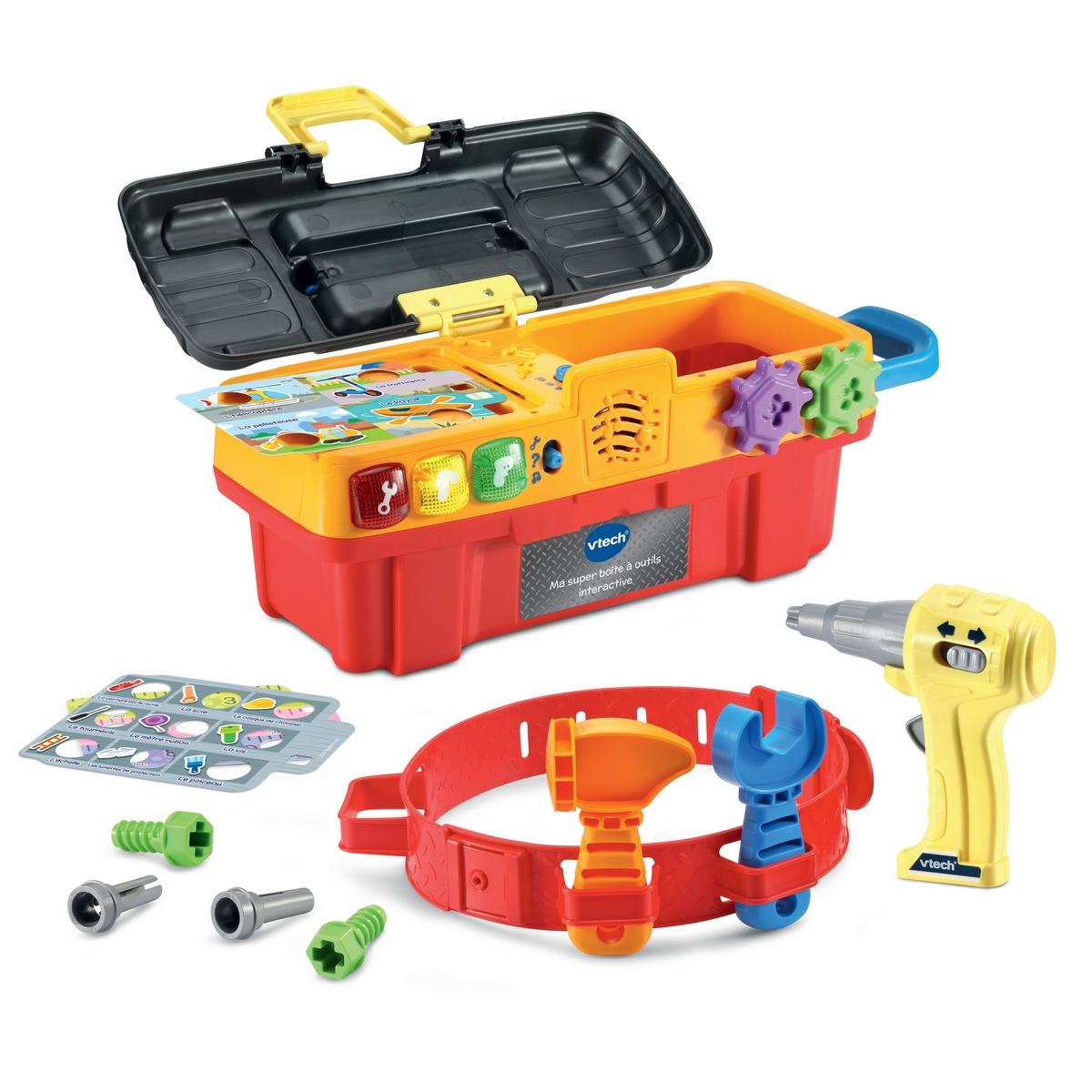 howa Boîte à outils pour enfants Master en bois avec 45 pièces d'accessoires 4907