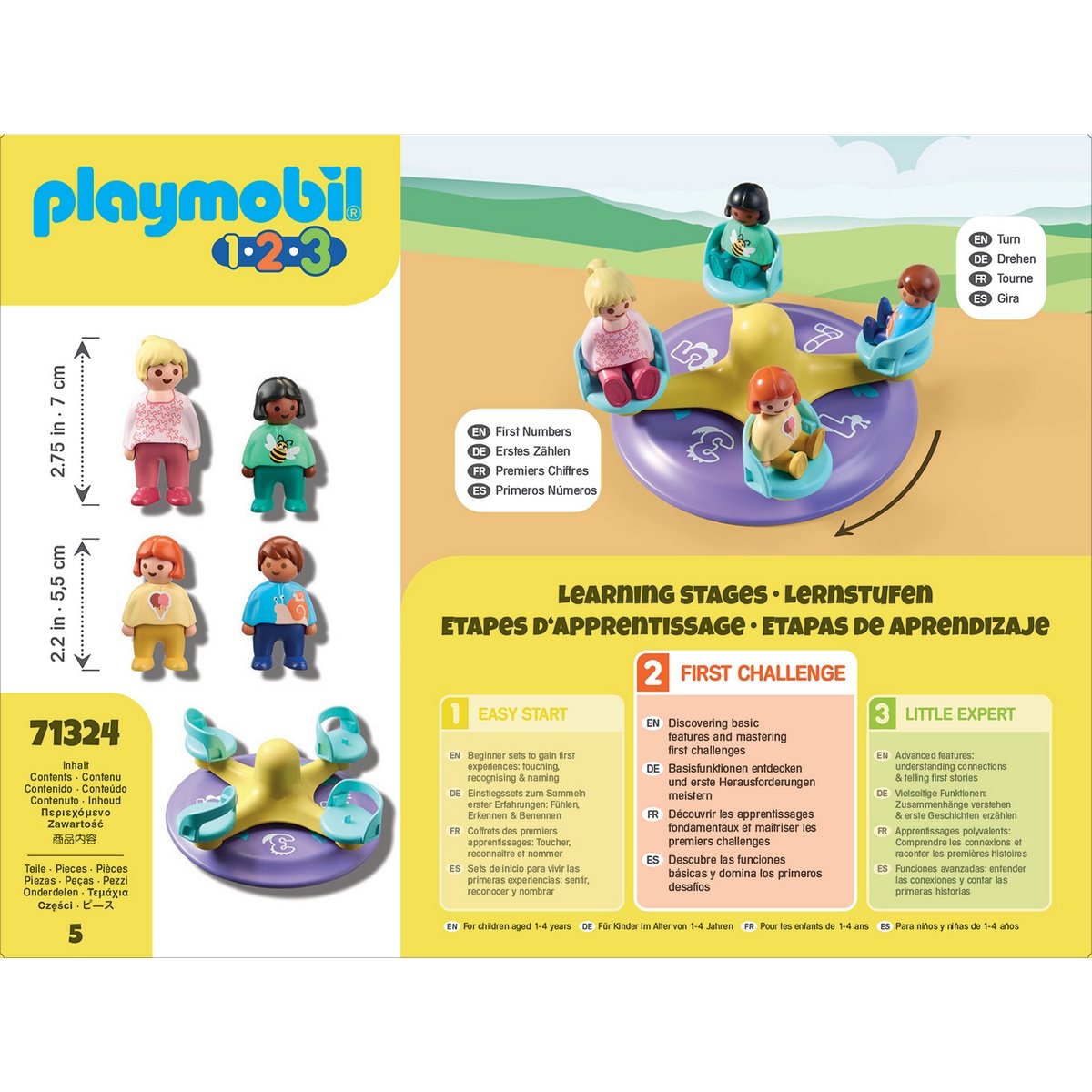 Playmobil Enfants et tourniquet 1.2.3 (71324) au meilleur prix sur