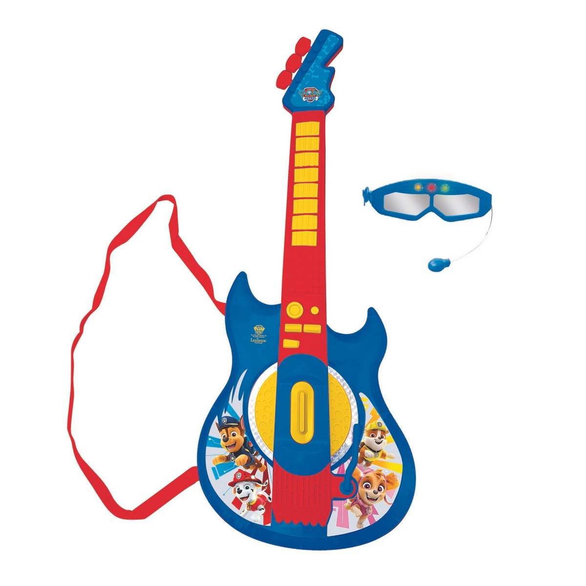 Guitare Paw Patrol | Guitare acoustique Pat Patrouille avec 4 cordes |  Jouets de patrouille de patte de guitare pour enfants