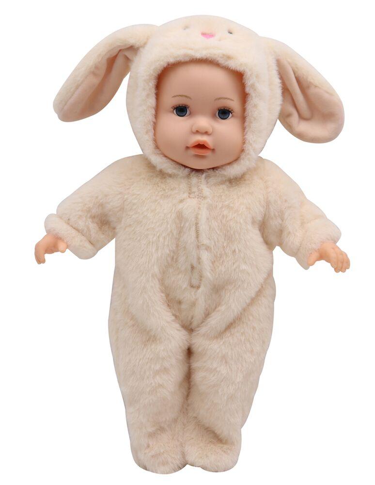Götz 3403026 – Combinaison Bébé Lapin D'été – Kit Vêtement 2 Pièces Taille M Pour Poupée De 42 à 46 Cm – Lavable à 30°C