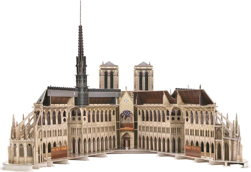 Ravensburger – Puzzle 3D Notre-Dame De Paris – 324 Pièces Numérotées – Sans Colle – Accessoires Inclus – Maquette Réaliste – Dès 10 Ans