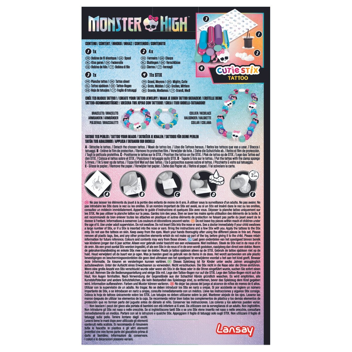 Cutie Stix recharge Monster High - La Grande Récré