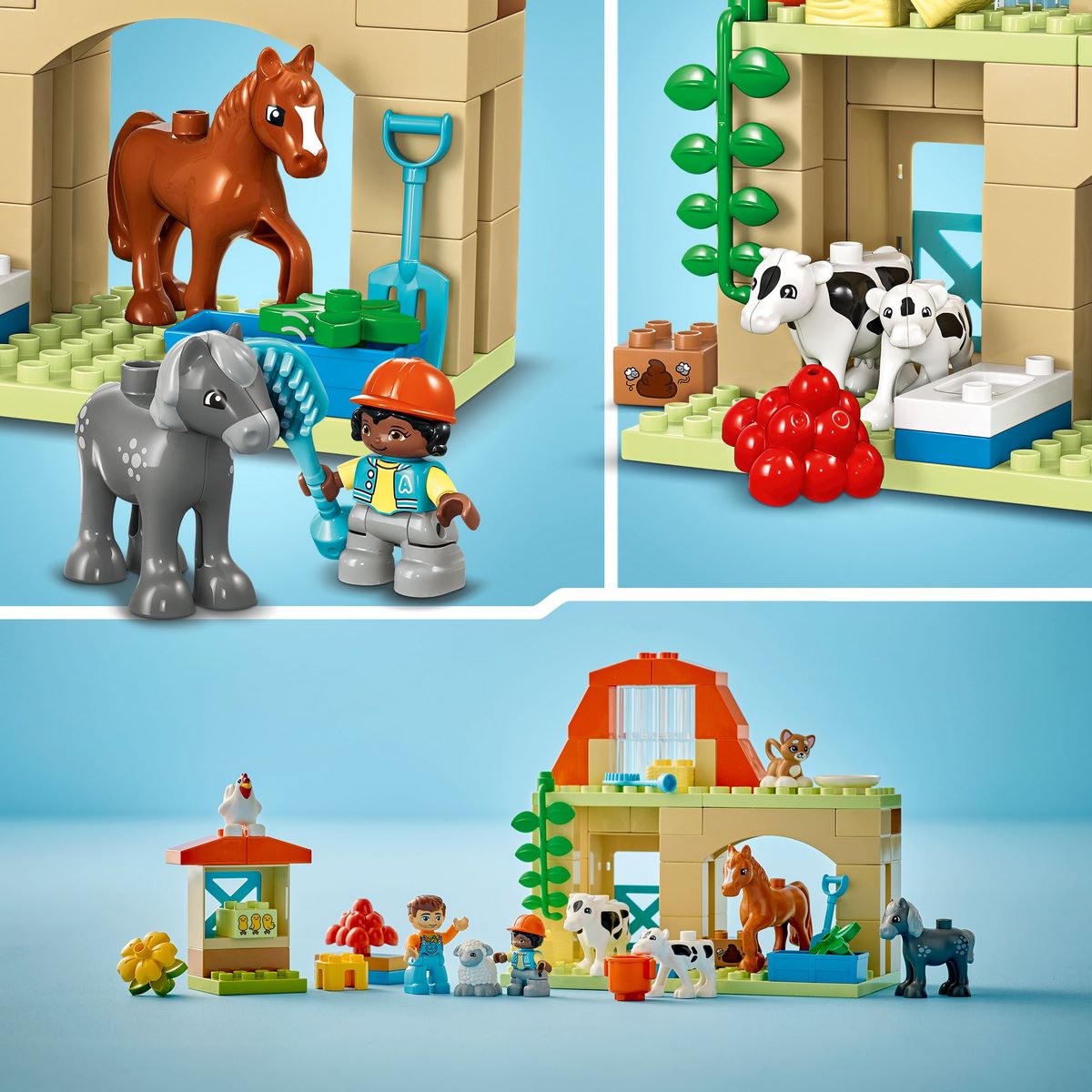 Prendre soins des animaux de la ferme Lego Duplo 10416 - La Grande Récré