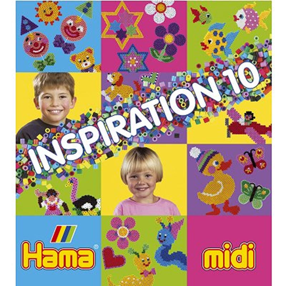 399-12 Perles à Repasser Midi 68 Pages Livre Inspiration n°12 Hama Loisirs Créatifs 