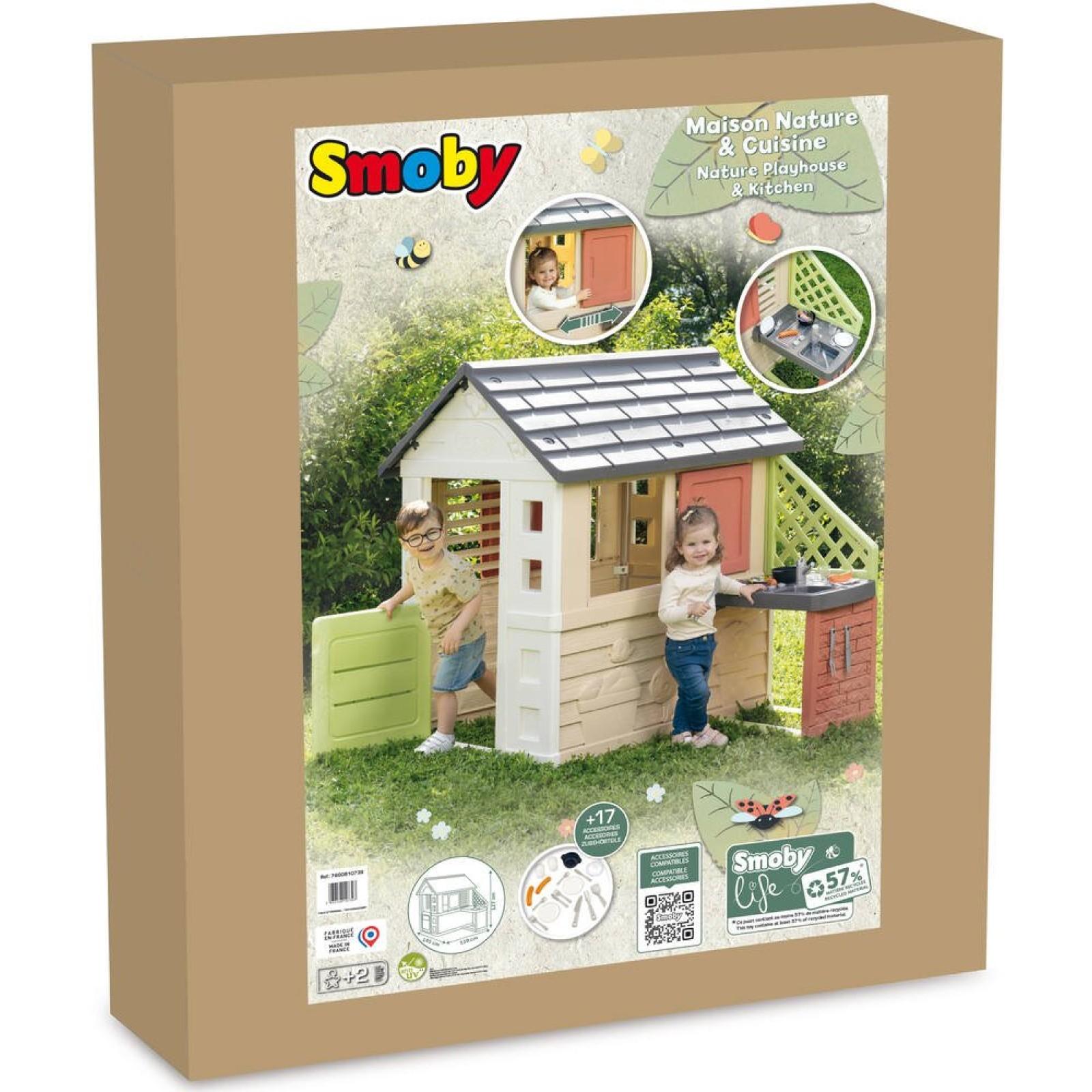 Maison nature avec cuisine Smoby life La Grande Récré