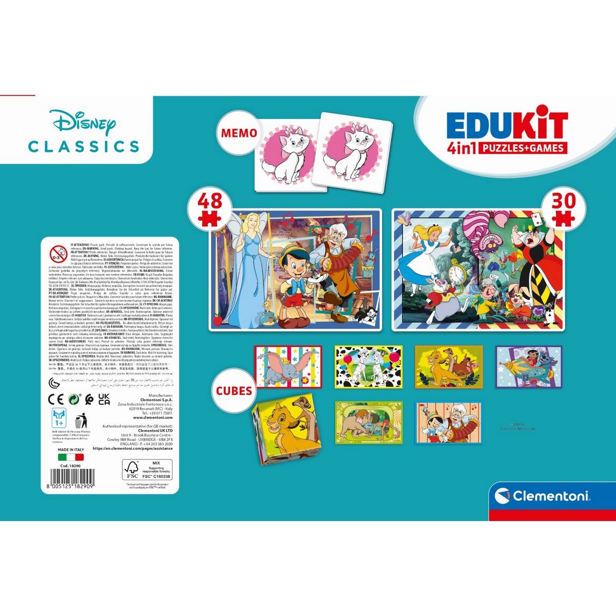 Edu kit - Minnie - 4 jeux - Clementoni