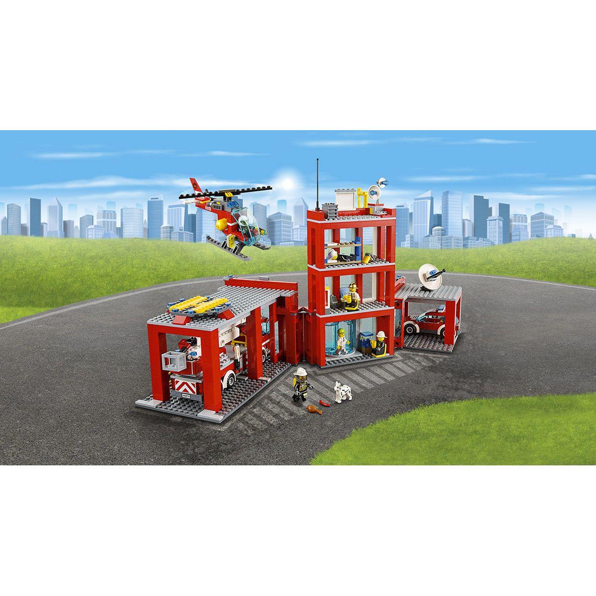 Caserne pompier lego city 60110 clearance