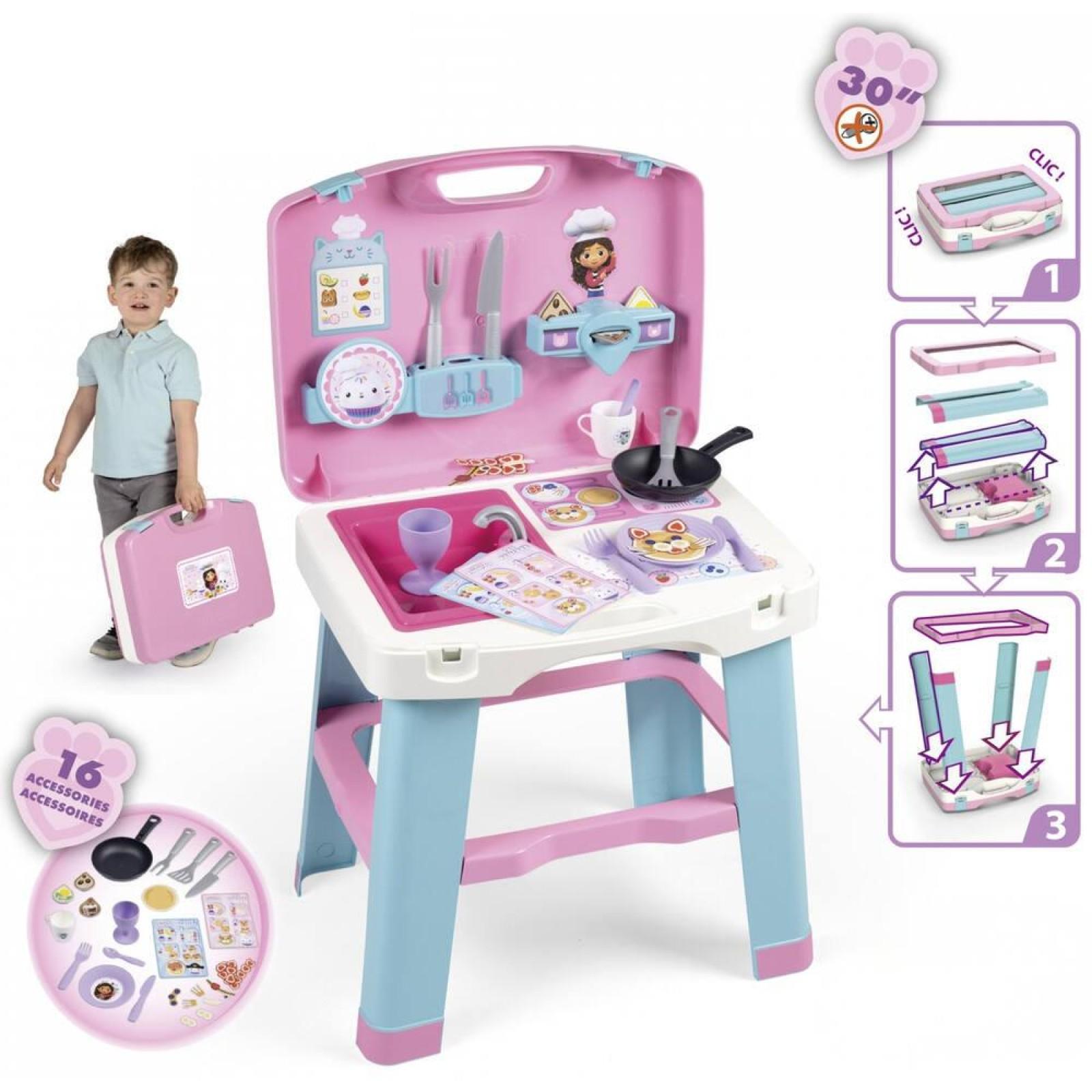 Mallette De Cuisine Jouet Pour Enfant BAKAJI - 20 Accessoires Inclus - Réchaud Et Ustensiles - Avec Bandoulière - 008-936
