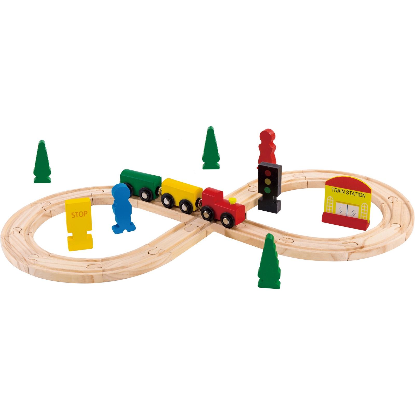 Jeu en bois - Train à tirer 3 wagons - 43 cm jeux et vinyles d