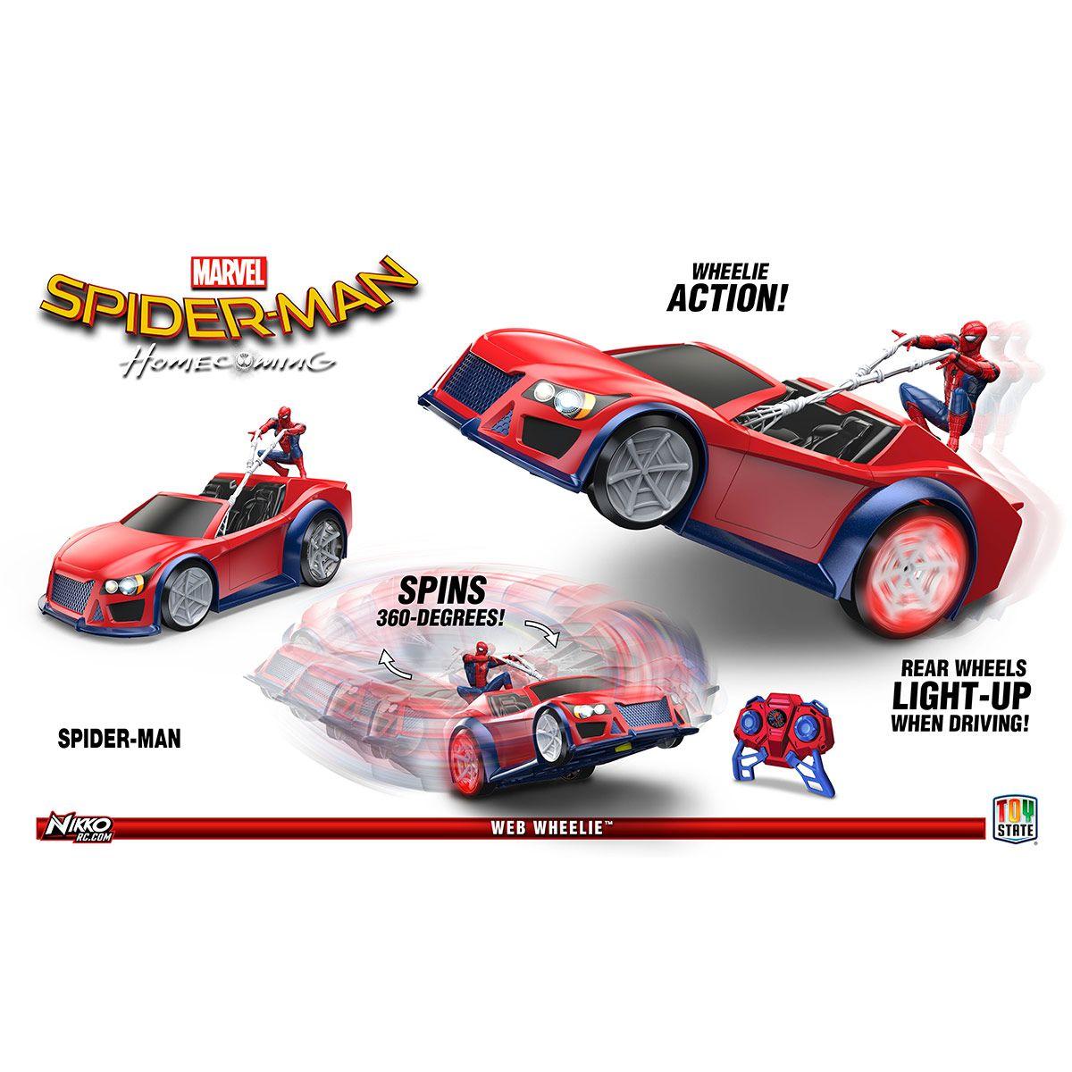 voiture radiocommandée spiderman