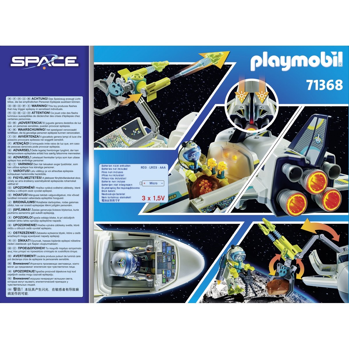 Navette spatiale Playmobil Space 71368 - La Grande Récré