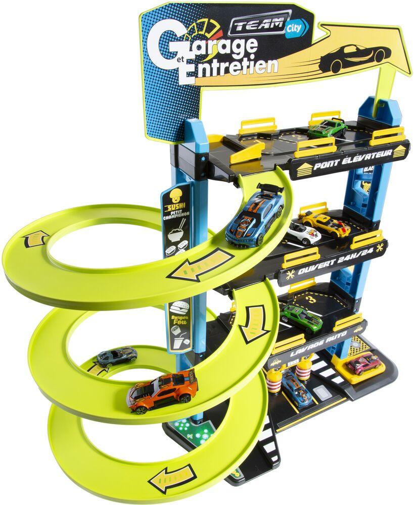 Hot Wheels - City Downtown Repair Garage Set - Garage and 1 Car Compatible with City Circuits and Kits - Gift from 4 Years, HDR25