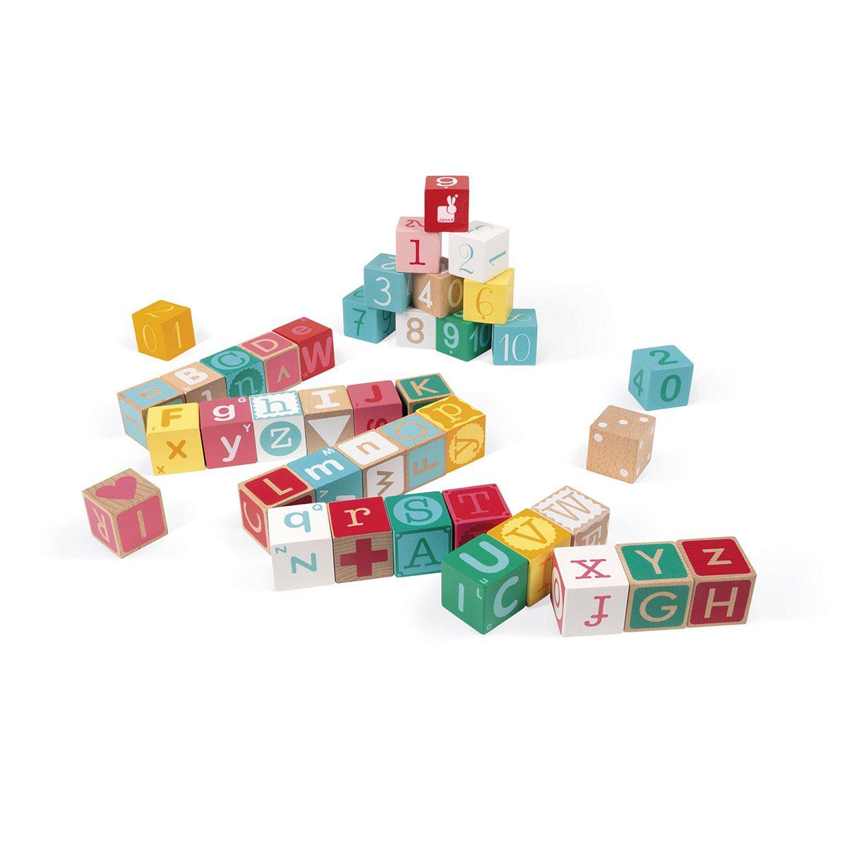 Cubes Kubix 40 Cubes Lettres Et Chiffres Jouets Déveil