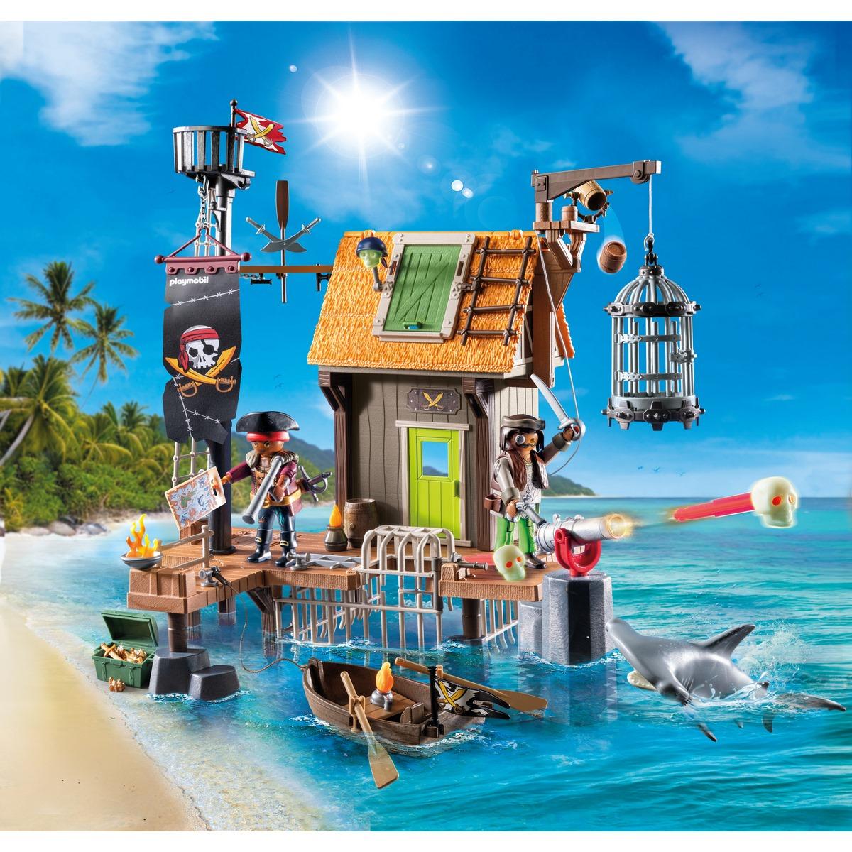 PICHEt Bleu PLAYMOBIL - Accessoire Vintage Pour Maison, Ranch Ou Diligence