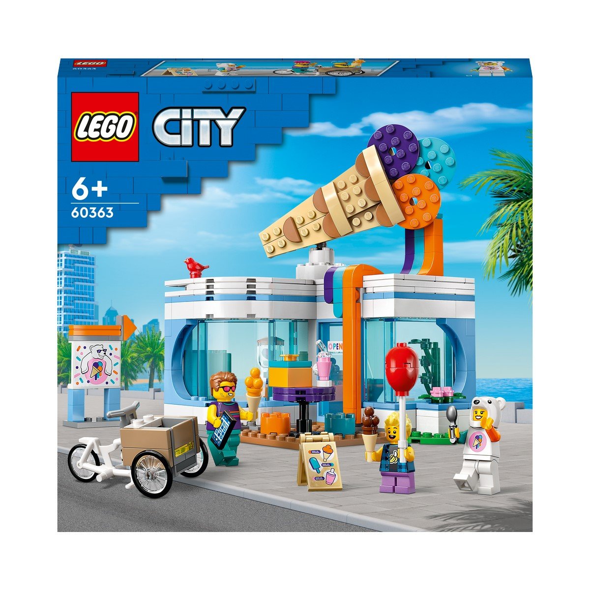 LEGO 60363 La boutique du glacier (City) (Ville) - Autour des Briques
