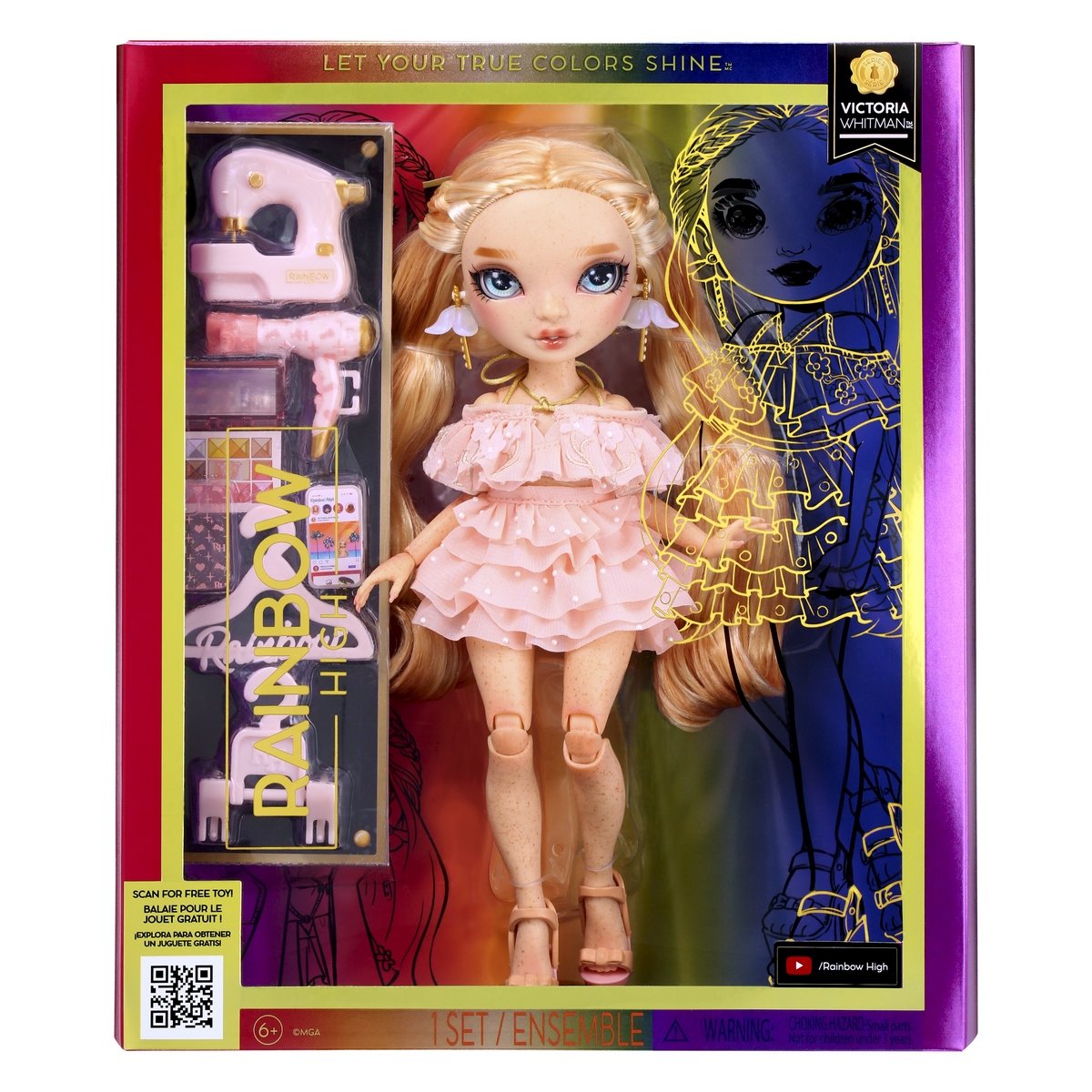 Poupée Rainbow High Fantastic Fashion Doll Ruby - La Grande Récré