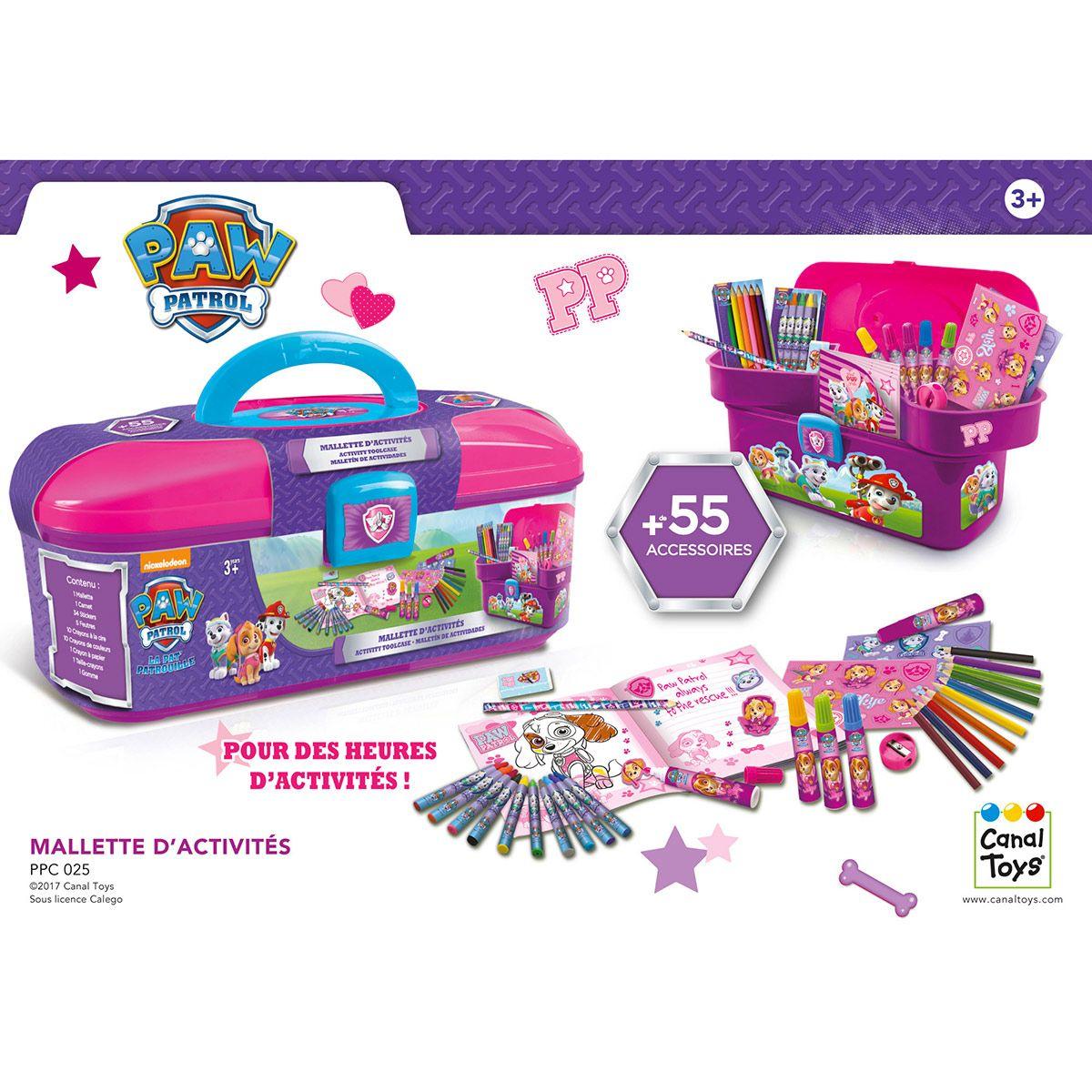 Mallette D Activites La Pat Patrouille Rose Jeux Creatifs La Grande Recre