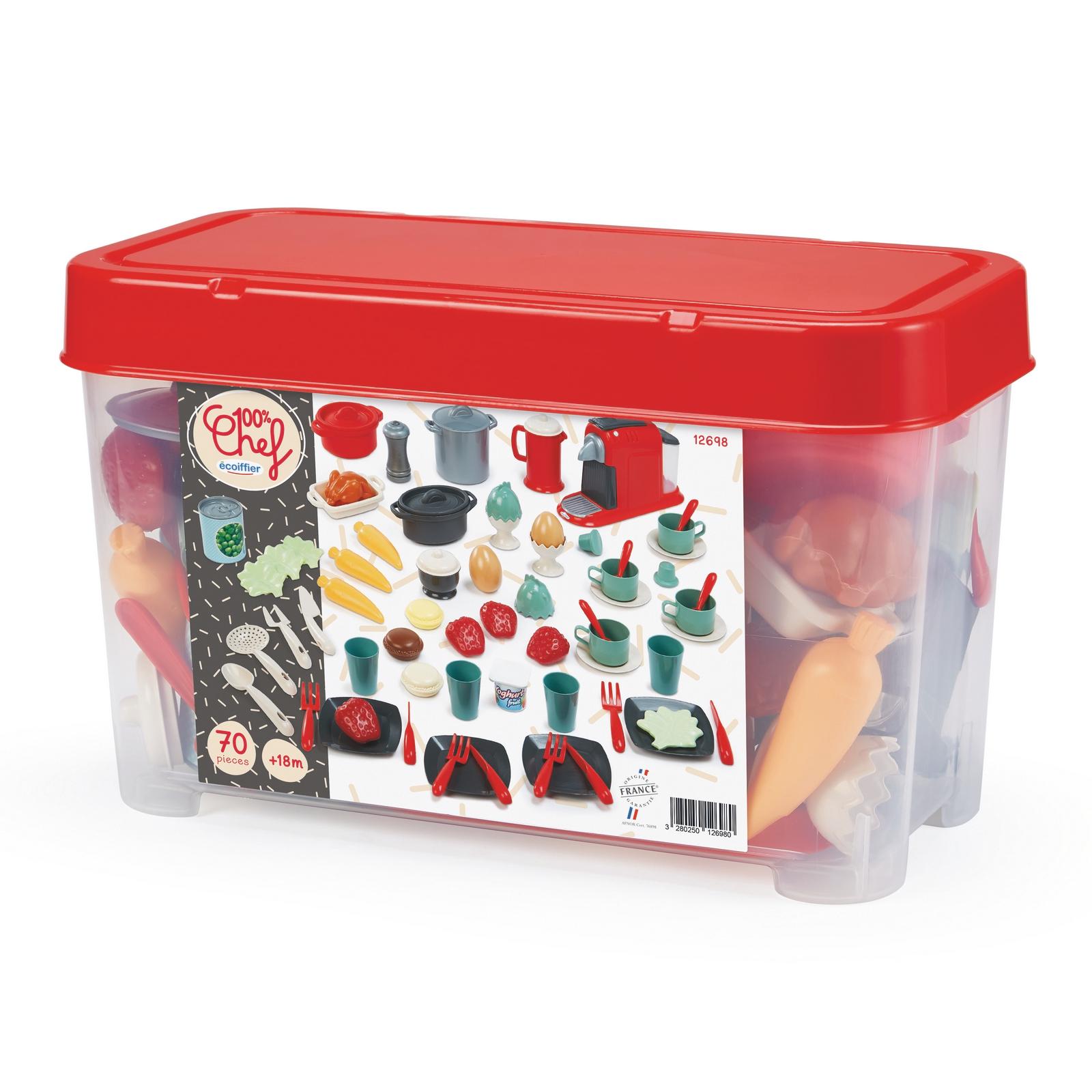 Coffret dînette 70 pièces 100% chef La Grande Récré