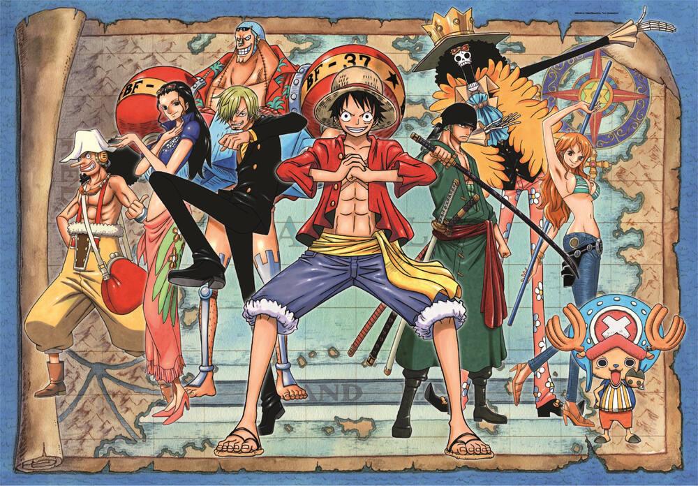 Clementoni Puzzle One Piece 500 Pièces – 49 X 36 Cm, Licence Officielle, Éco-conçu, Dès 14 Ans – Cadeau Fan Anime