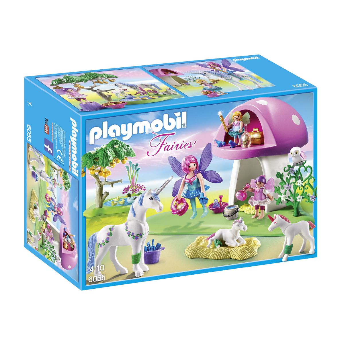 PLAYMOBIL 2 FEES + LICORNE PERSONNAGE ACCESSOIRES FEE FEERIE