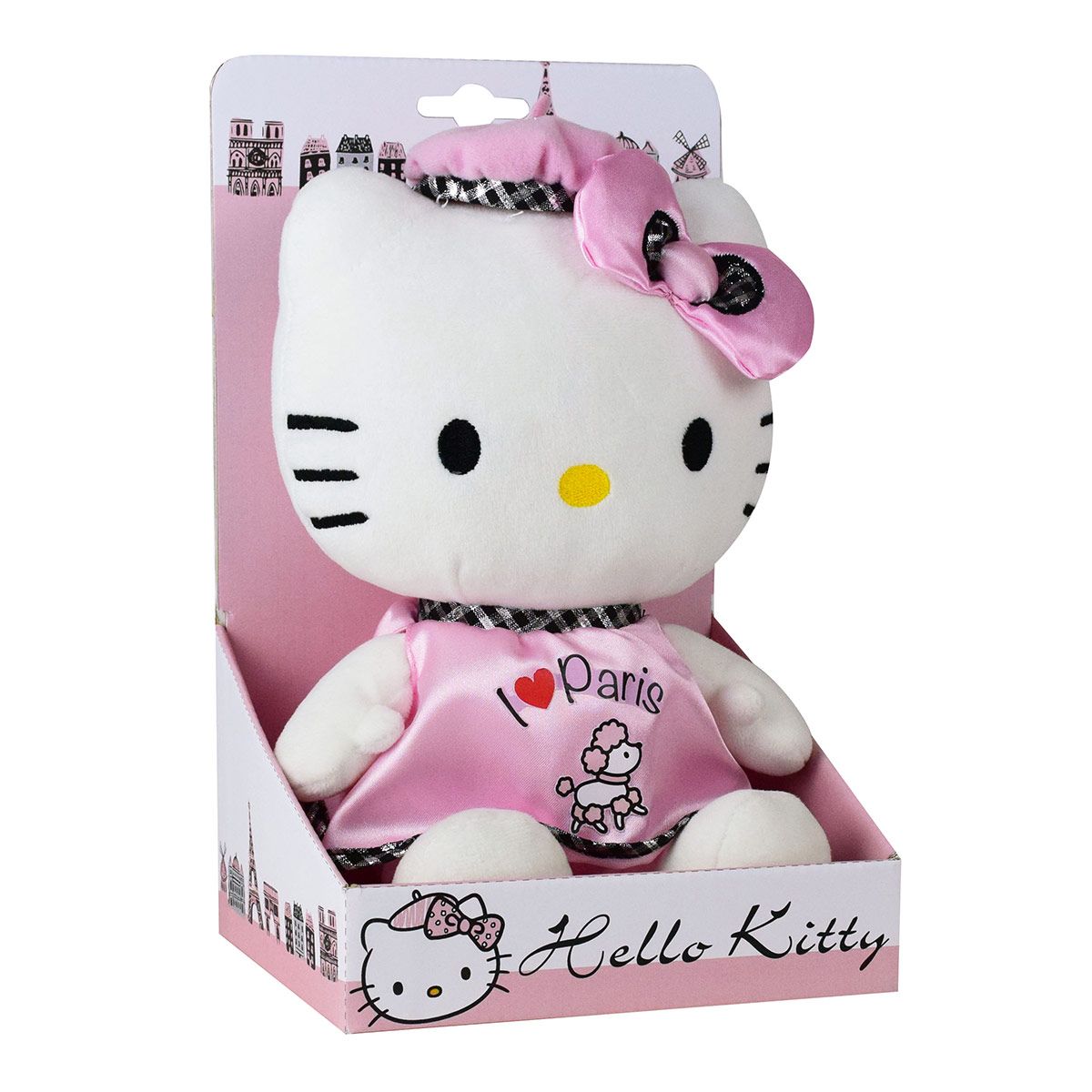Peluche Sanrio Hello Kitty avec ours en peluche rose 31855-8
