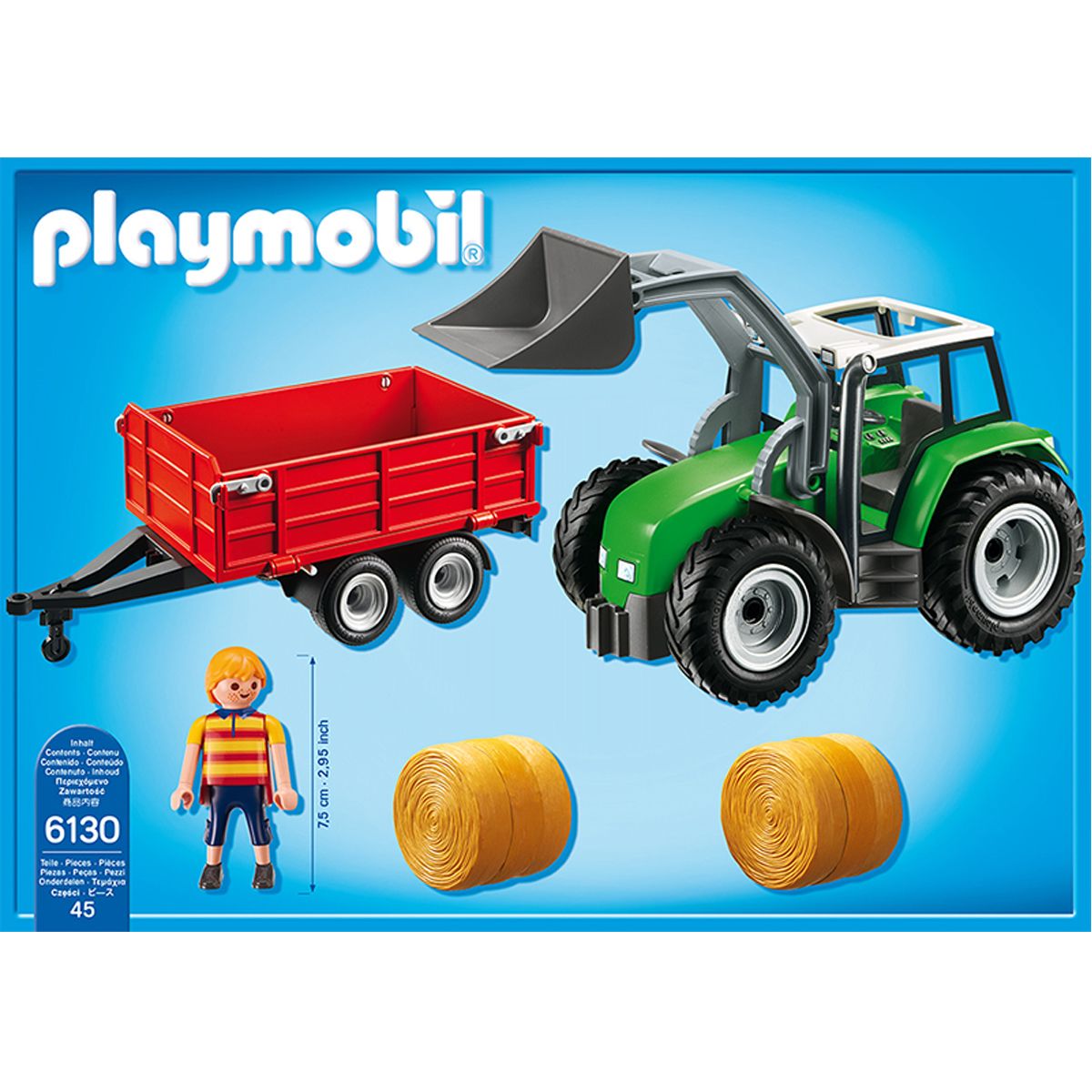 tracteur avec remorque playmobil